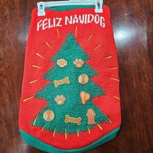 Brand new Feliz navidog xl dog outfit